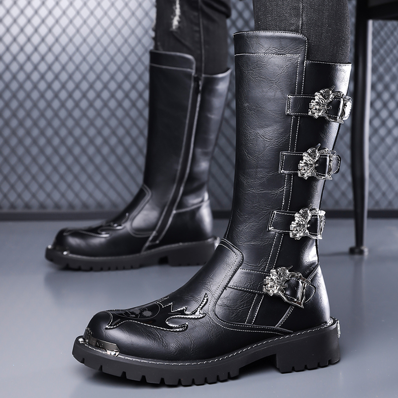 Leatherwork Designs - Nuovi Stivali Alti in Pelle da