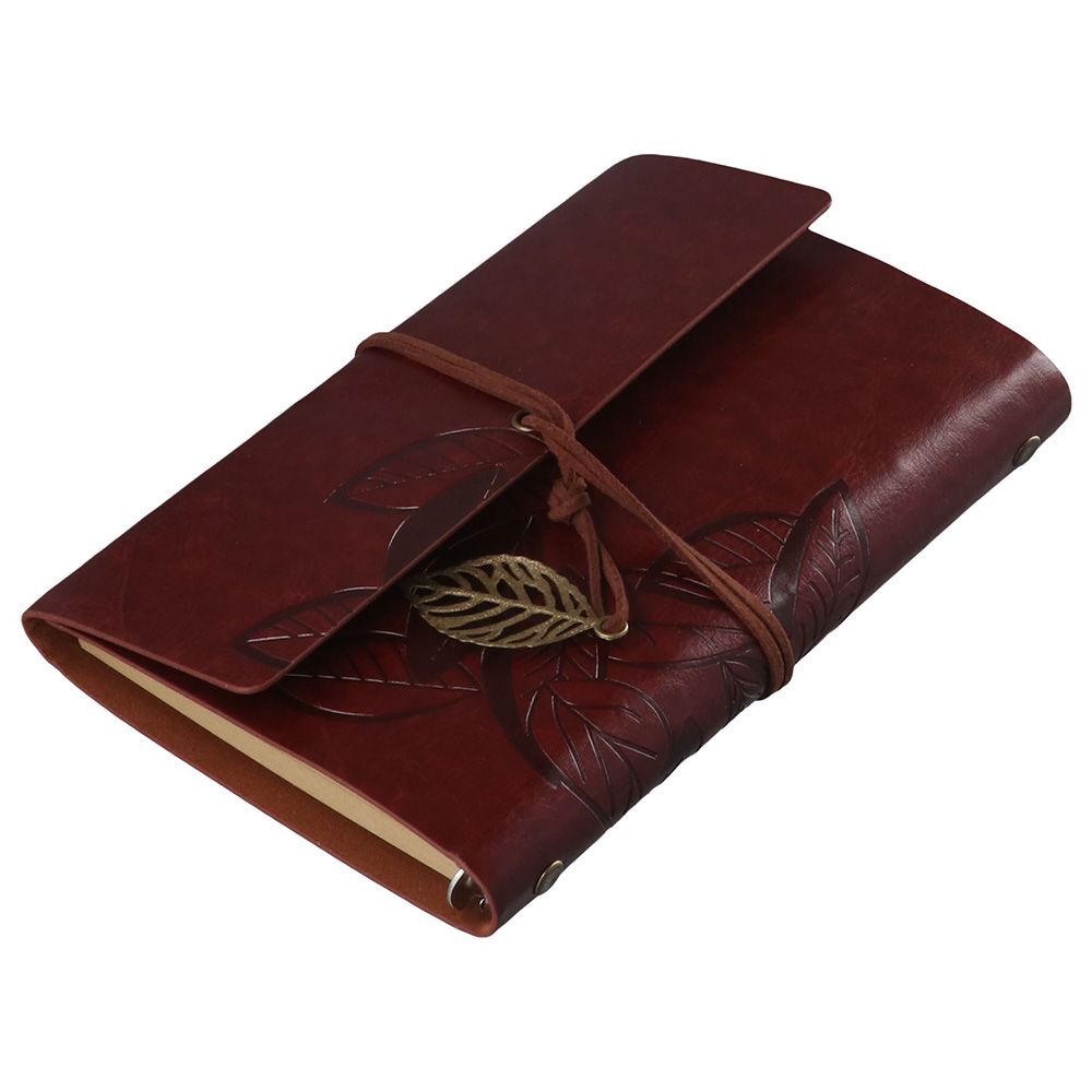 Leather Work Notebook - Taccuino da viaggio vintage in pelle