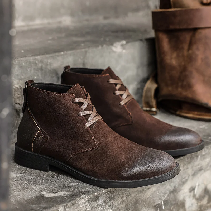 Leatherwork Designs - Nuovi stivaletti in pelle scamosciata di