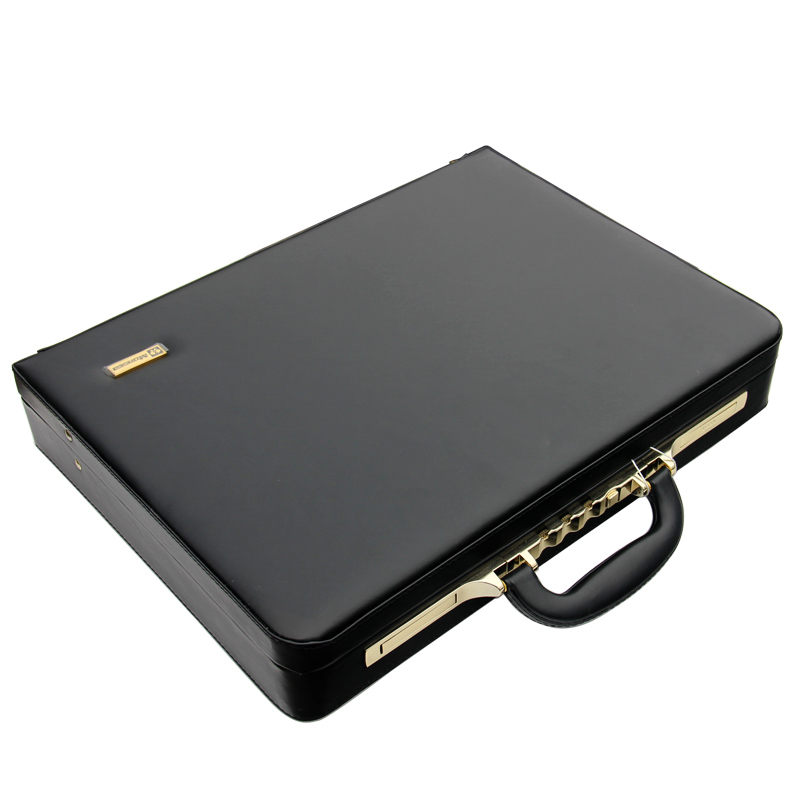 Leather Work Laptop Bag - Valigia di Lusso in Pelle PU