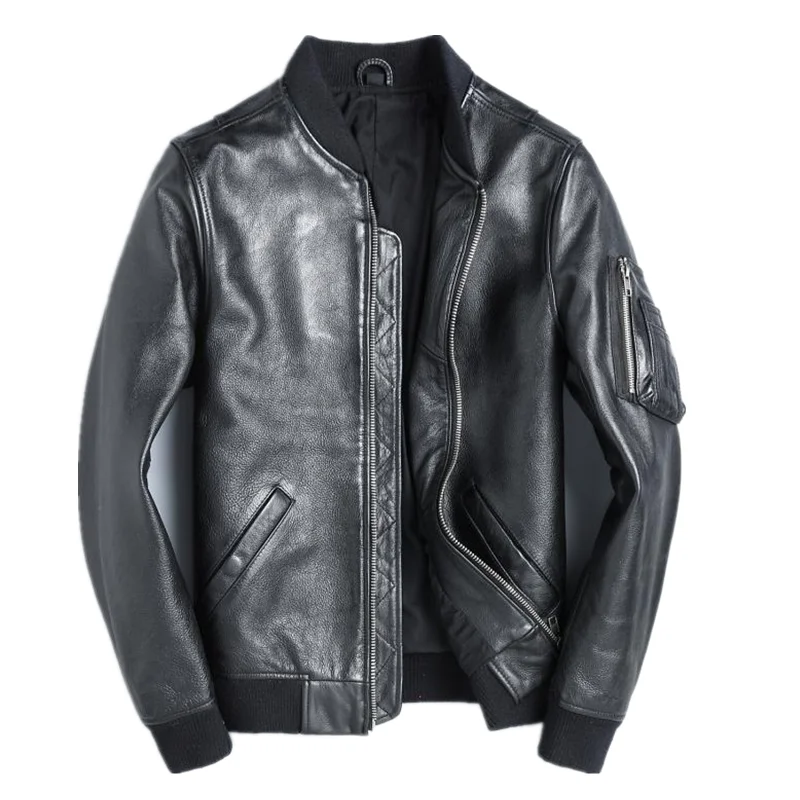 Leather Work Jacket - Anno! Spedizione gratuita. Commerci all'ingrosso. Nuovissima