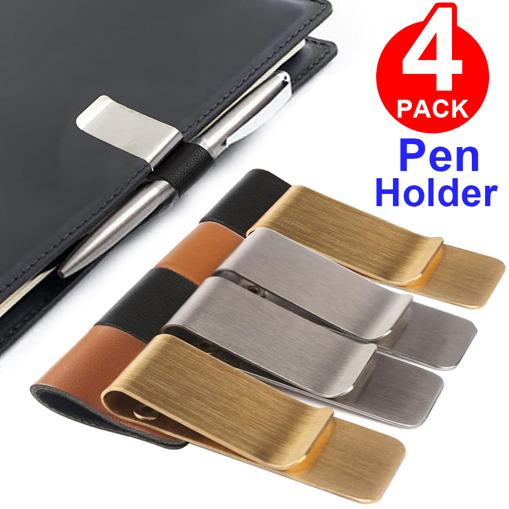 Leather Work Notebook - Portapenne in pelle fatta a mano