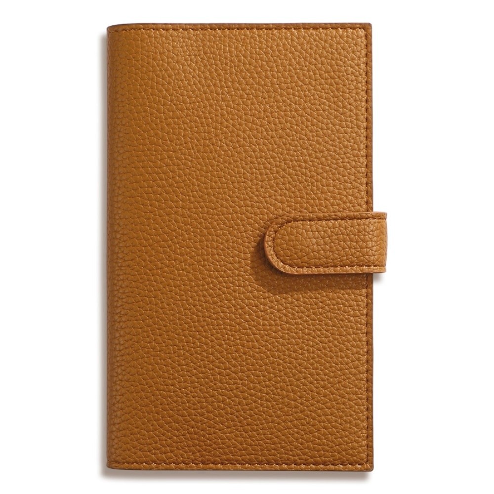 Leather Work Notebook - Diario di Viaggio in Pelle Litchi,