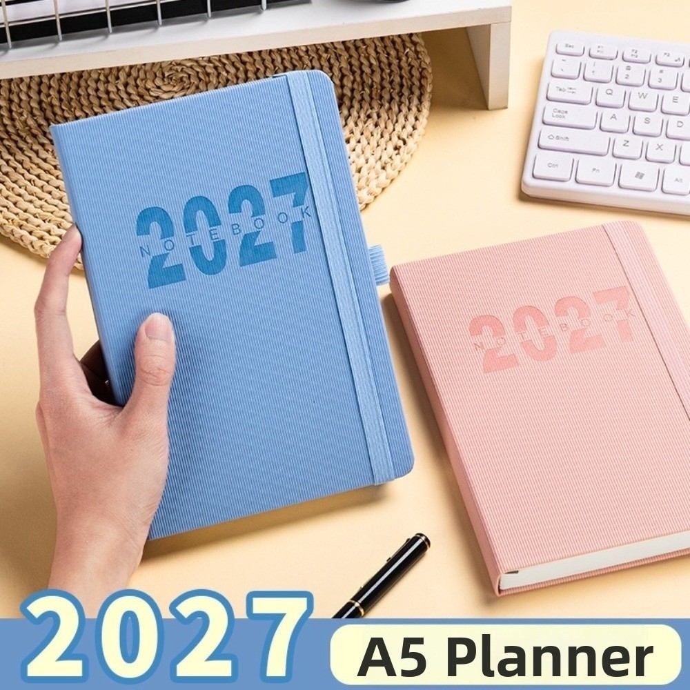 Leather Work Notebook - Agenda 2027 in Inglese, Blocco Note
