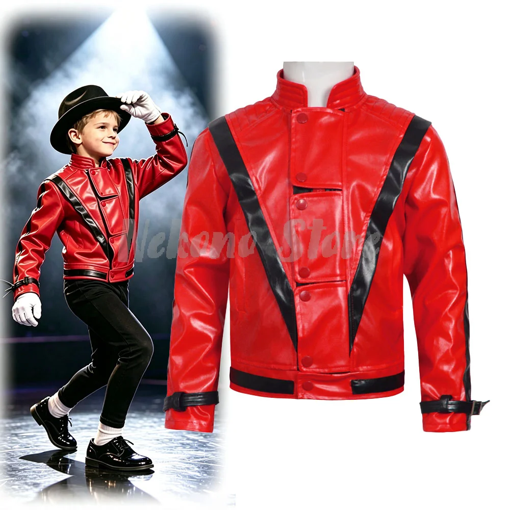 Leather Work Jacket - Costume Spaventoso di Michael Jackson, Giacca
