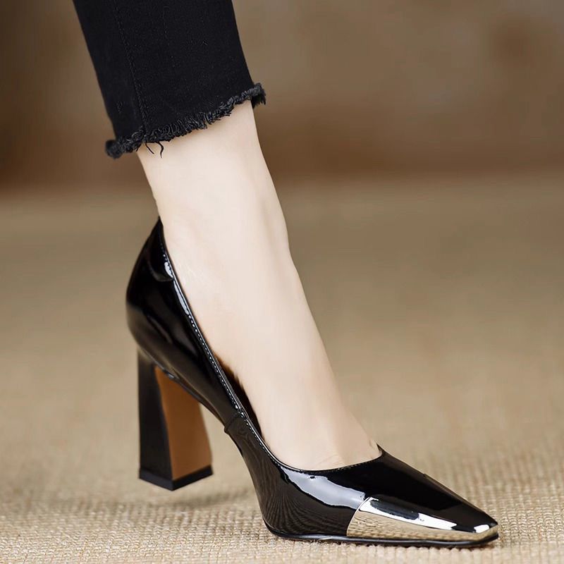 Leather Work Outfit - FHC 2025 Nuovi tacchi alti con