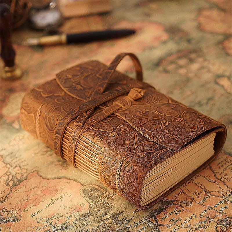 Leather Work Notebook - Quaderno in pelle fatto a mano