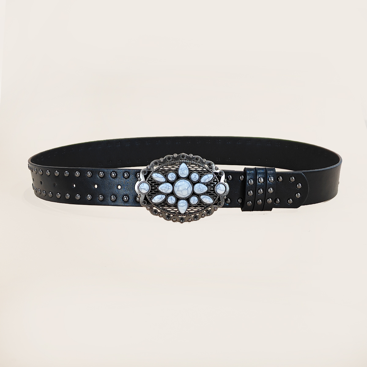 Cintura casual punk con rivett - Leather Works Belt recensione e prezzo