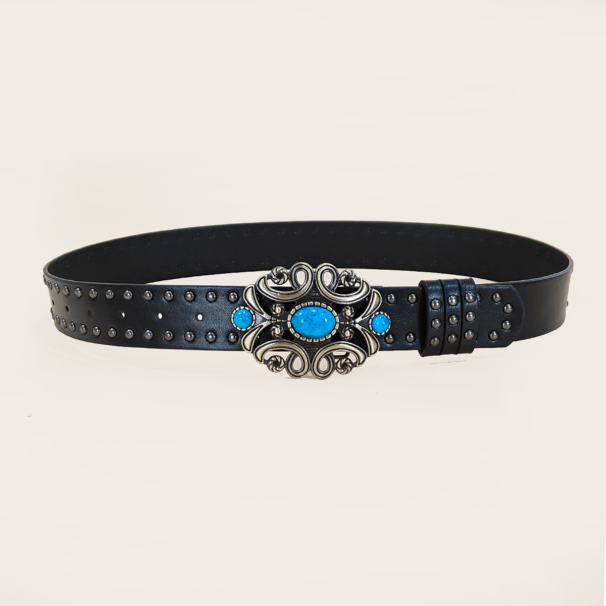 Cintura casual punk con rivett - Leather Works Belt recensione e prezzo