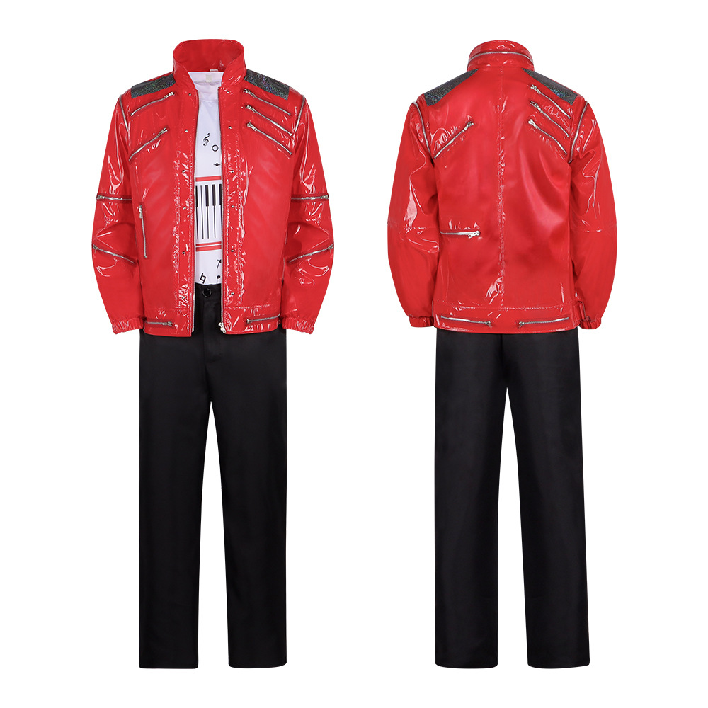 Giacca in Pelle Rossa da Uomo, - Leather Work Jacket recensione e prezzo