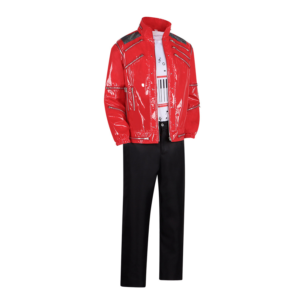 Giacca in Pelle Rossa da Uomo, - Leather Work Jacket recensione e prezzo