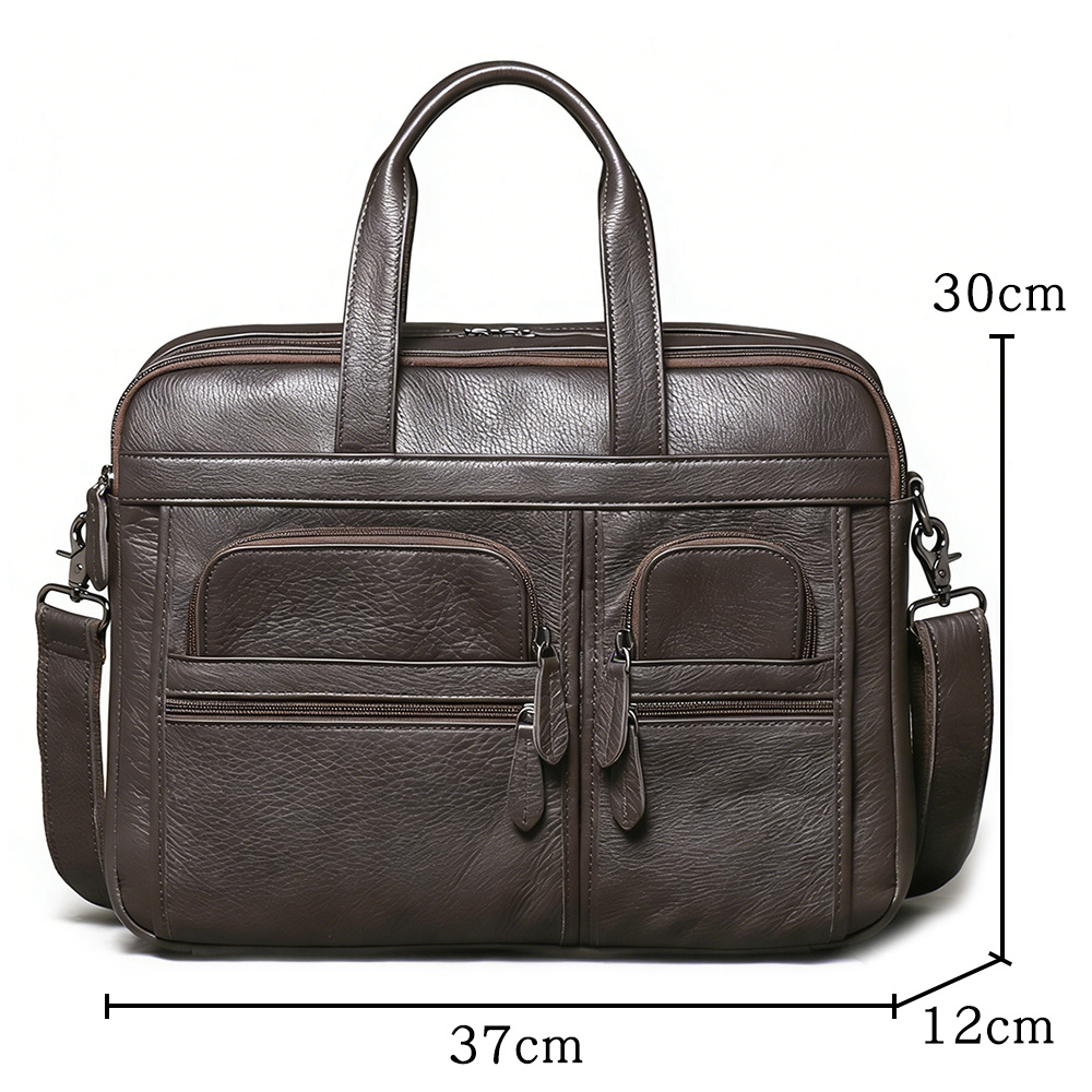 Borsa da Lavoro in Vera Pelle  - Leather Work Laptop Bag recensione e prezzo
