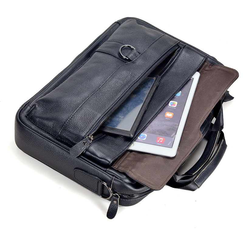 Borsa da uomo grande in vera p - Leather Work Laptop Bag recensione e prezzo