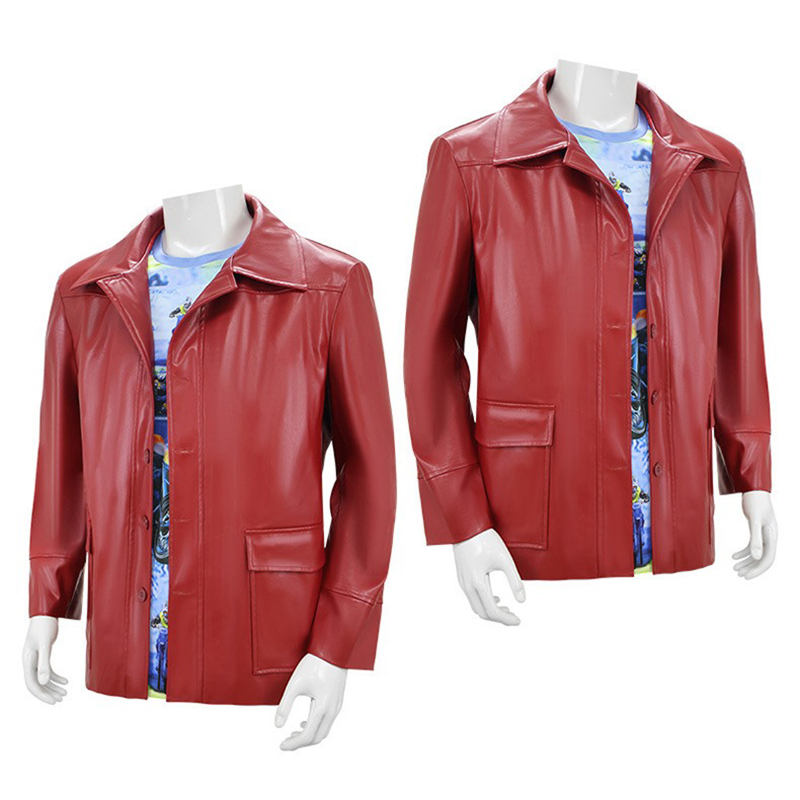 Giacca in Pelle Rossa da Uomo, - Leather Work Jacket recensione e prezzo