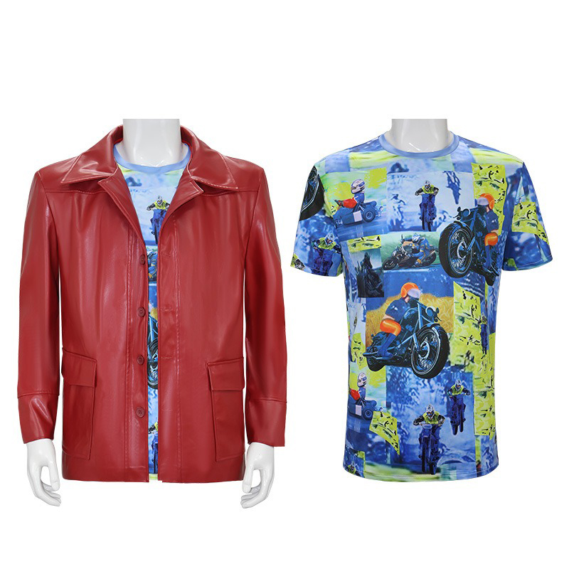 Giacca in Pelle Rossa da Uomo, - Leather Work Jacket recensione e prezzo