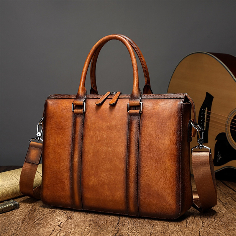 Borsa da lavoro in pelle di al - Leather Work Laptop Bag recensione e prezzo