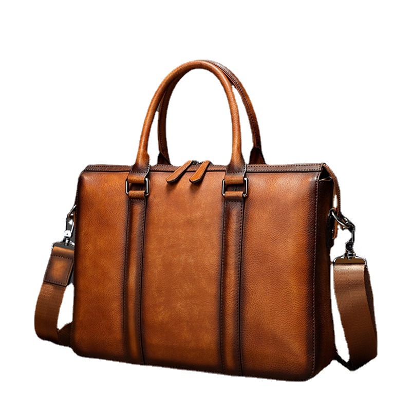 Borsa da lavoro in pelle di al - Leather Work Laptop Bag recensione e prezzo