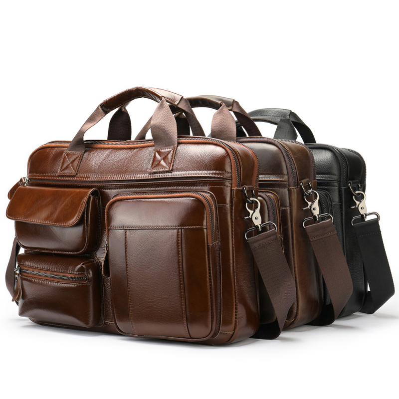 Borsa da lavoro in vera pelle  - Leather Work Laptop Bag recensione e prezzo