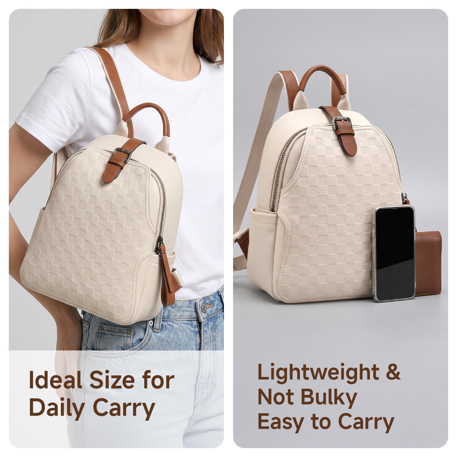 Zaino da donna in pelle PU con - Leatherwork Embossing recensione e prezzo