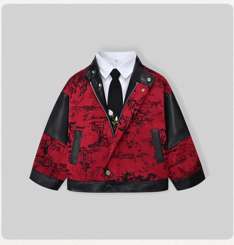 Gentleman Kids Ricamo Giacca d - Leather Work Jacket recensione e prezzo
