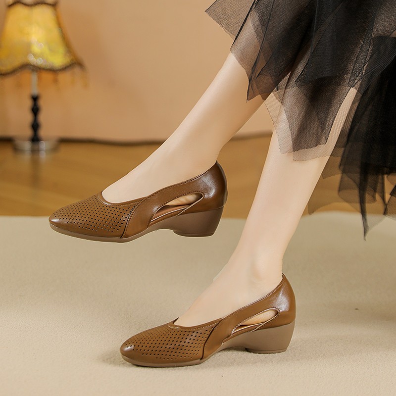 Scarpe con Zeppa da Donna Déco - Leather Work Outfit recensione e prezzo