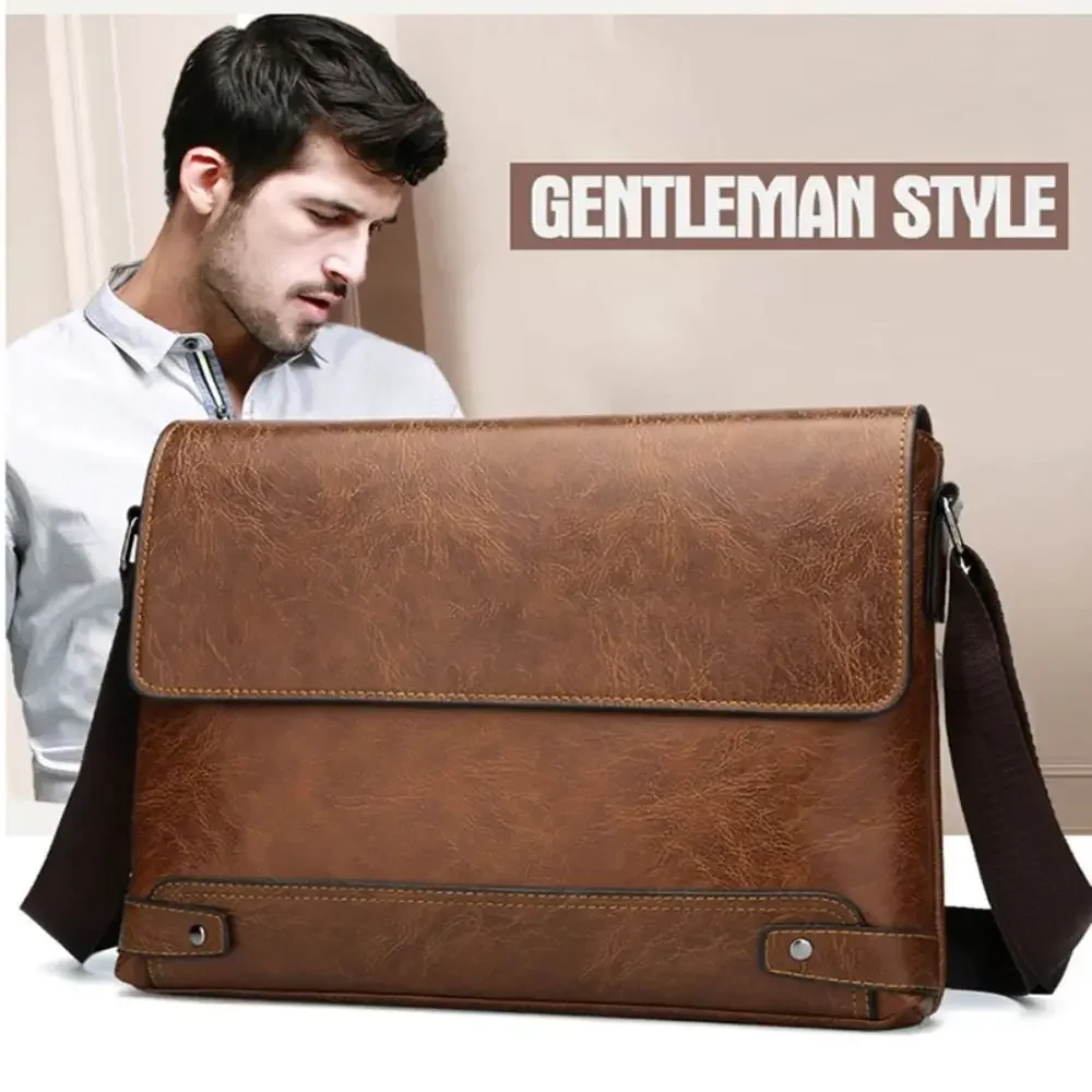Valigetta da uomo in pelle PU  - Leather Work Laptop Bag recensione e prezzo