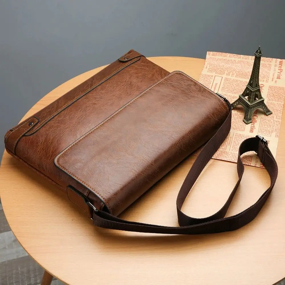 Valigetta da uomo in pelle PU  - Leather Work Laptop Bag recensione e prezzo