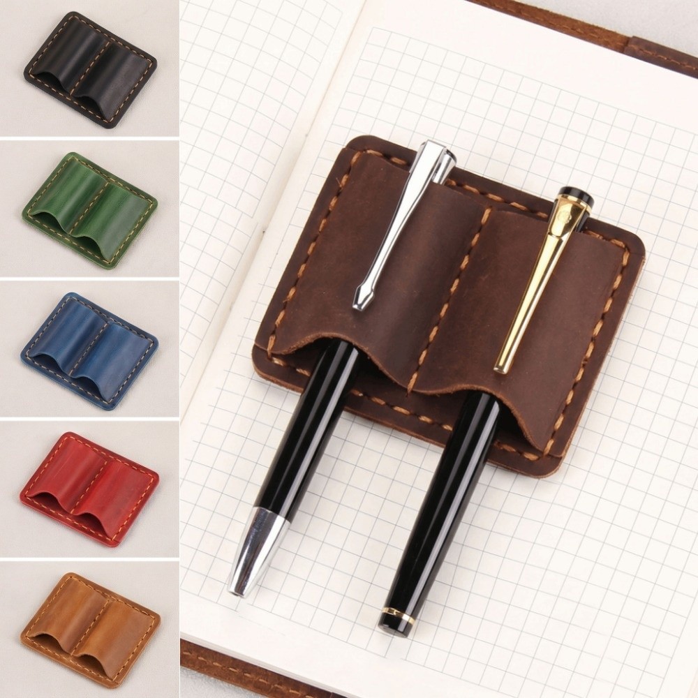 Portapenne Doppio in Pelle Vin - Leather Work Notebook recensione e prezzo