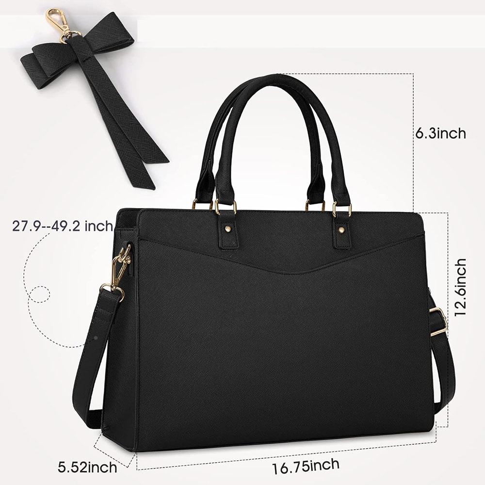 Borsa per Laptop da Donna 15.6 - Leather Work Laptop Bag recensione e prezzo