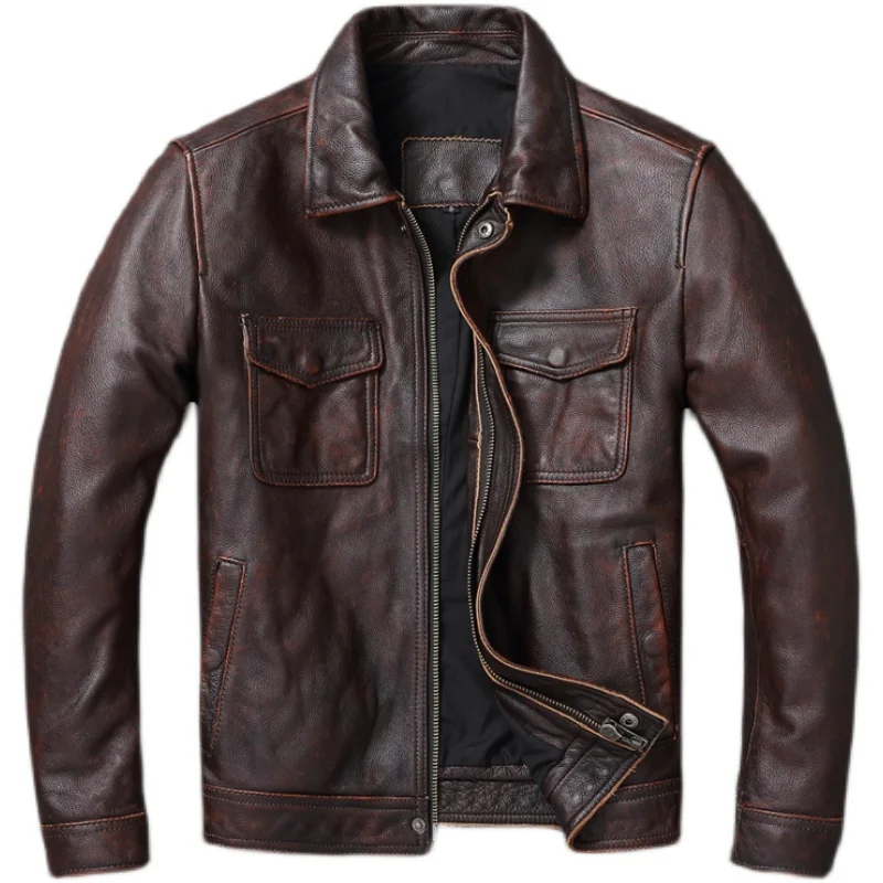 Giacca Vintage in vera pelle m - Leather Work Jacket recensione e prezzo