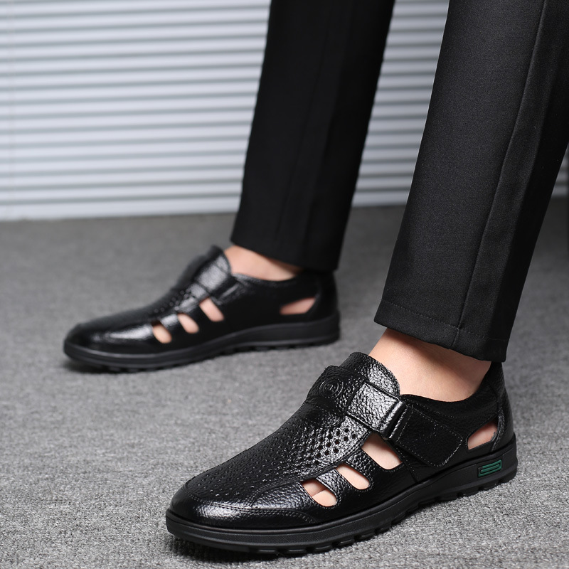 Sandali in pelle da uomo scava - Leather Work Outfit recensione e prezzo
