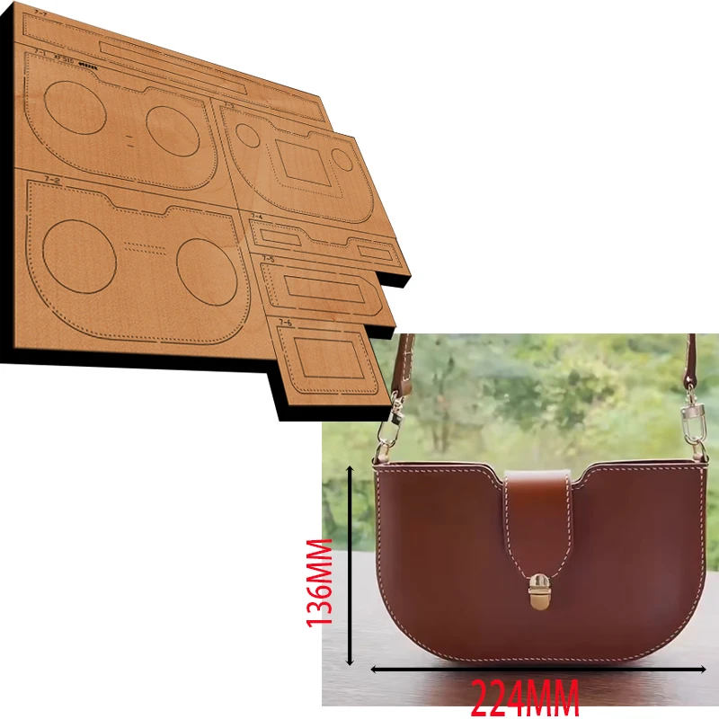 Borsa a spalla singola punzone - Leathercraft Japan recensione e prezzo