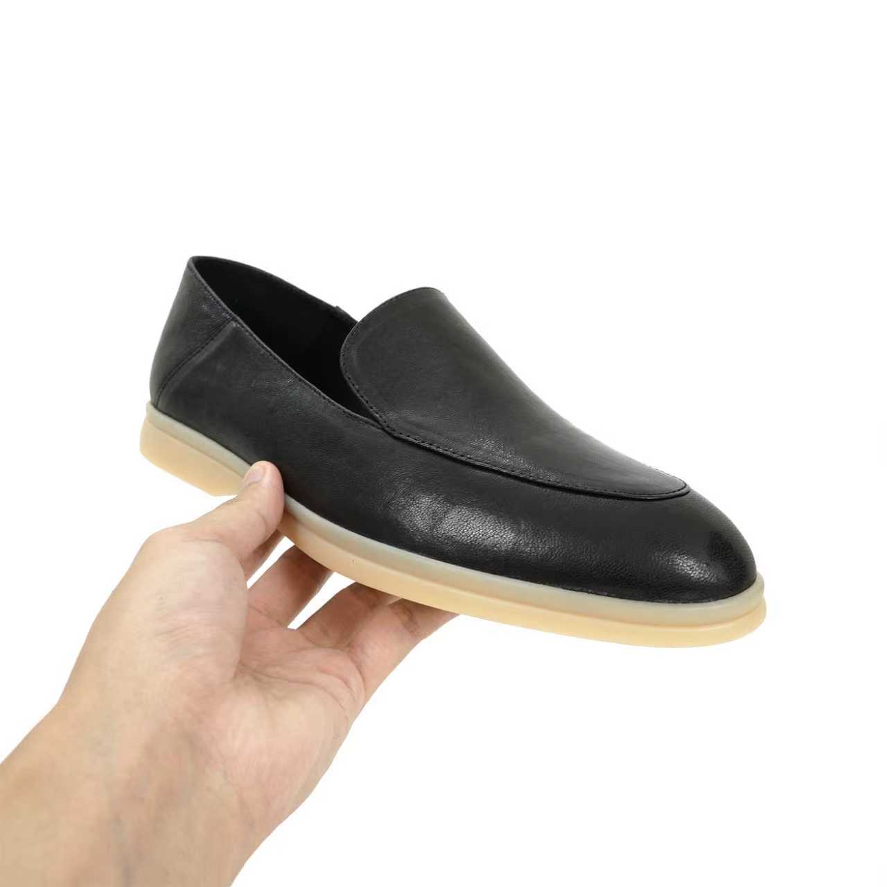 Scarpe slip-on in pelle bovina - Leather Work Outfit recensione e prezzo