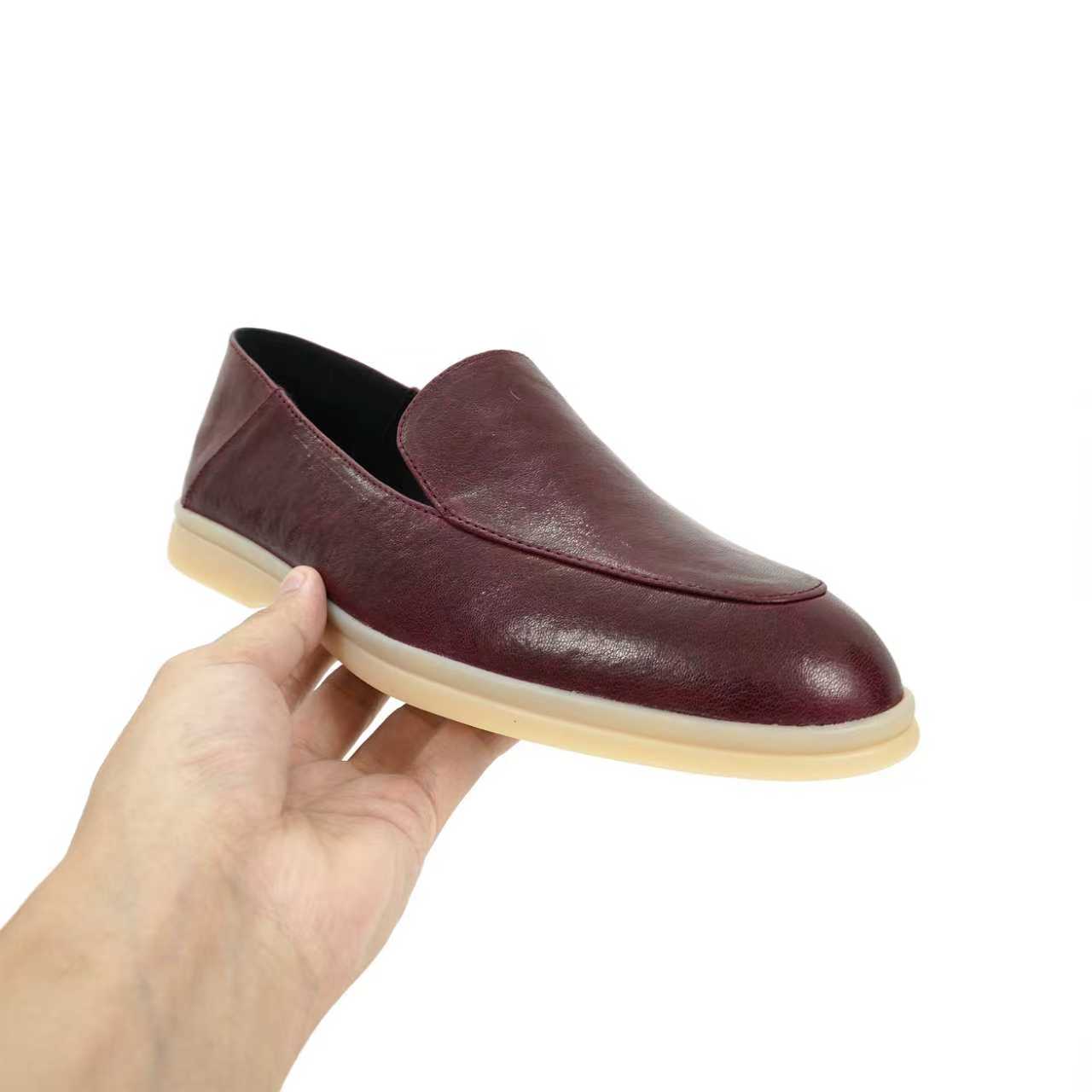 Scarpe slip-on in pelle bovina - Leather Work Outfit recensione e prezzo
