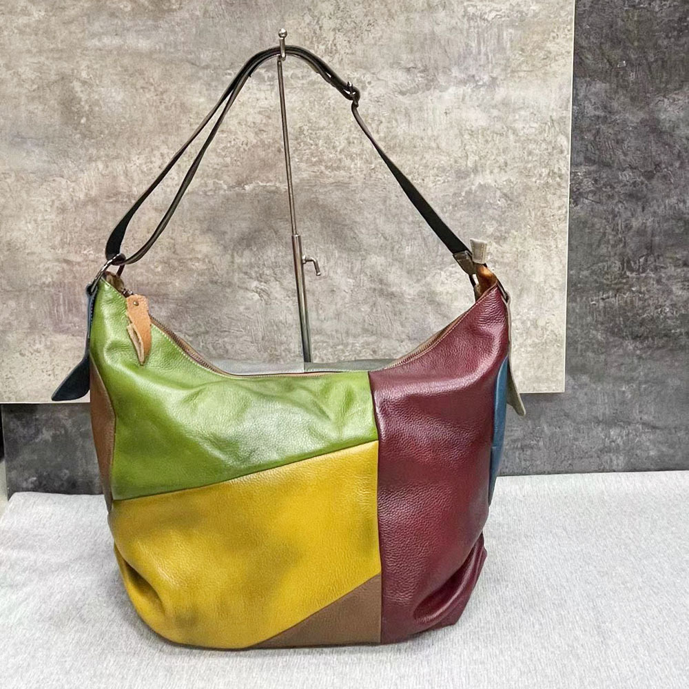 Patchwork Hobo In Pelle di Vac - Leather Work Laptop Bag recensione e prezzo